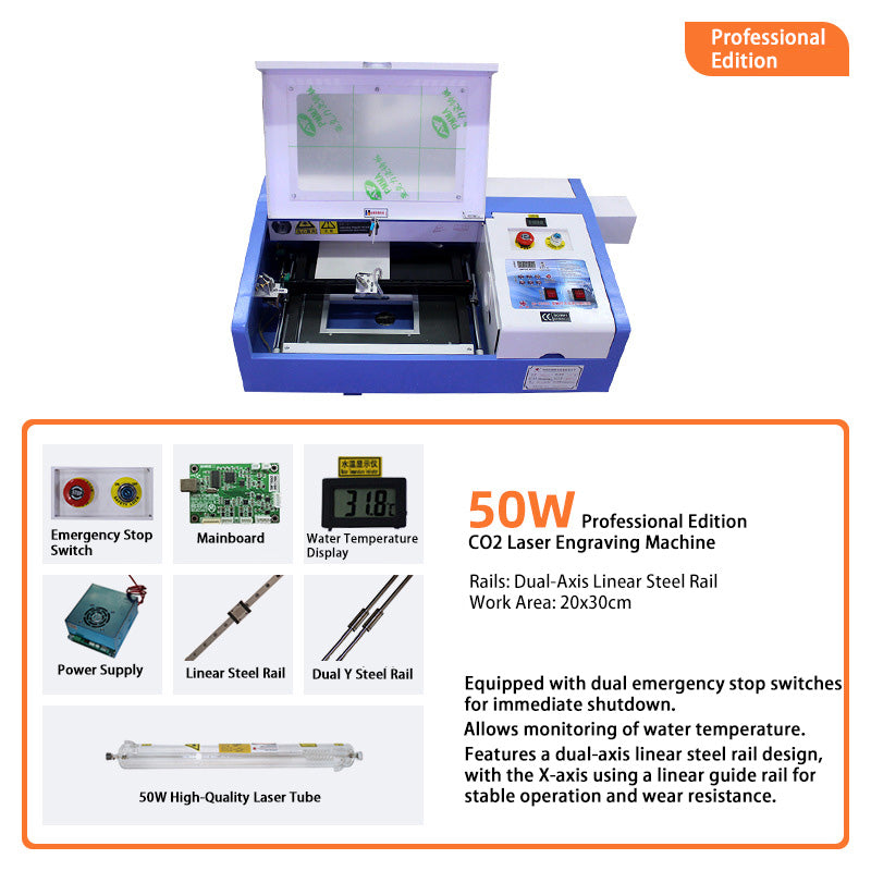 Fully Automatic CO₂ Laser Engraving Machine