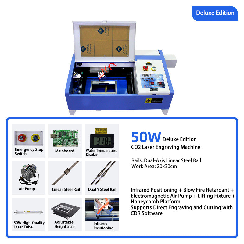 Fully Automatic CO₂ Laser Engraving Machine