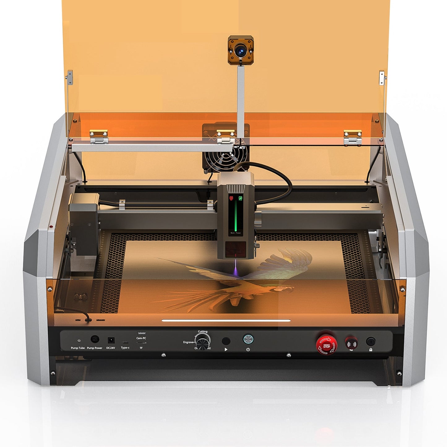 L8 Ultra-Fast Laser Engraver, 40,000mm/min, 20W/40W Power, Air Assist & LightBurn Camera